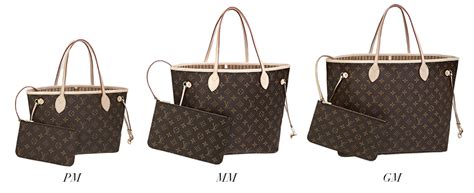 lv mm vs gm|louis vuitton neverfull measurements.